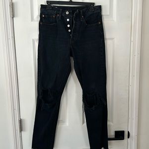 501 Levi skinny jeans